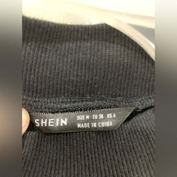Cute and Comfy Black Size M Pearled Sweatshirt from SHEIN - Picture 3 of 8